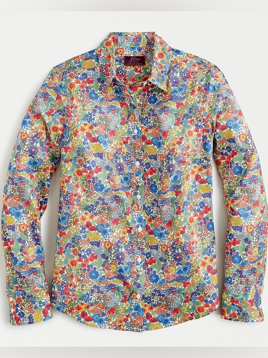J. Crew Tops - J Crew Cotton Poplin Shirt in Liberty Margaret Annie Floral